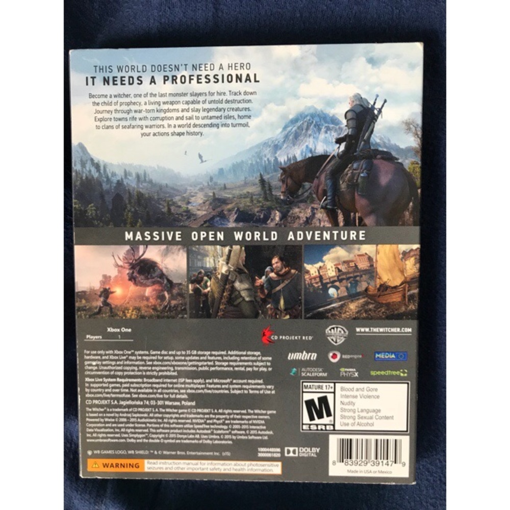 The Witcher 3 Xbox One - Picture 2 of 4